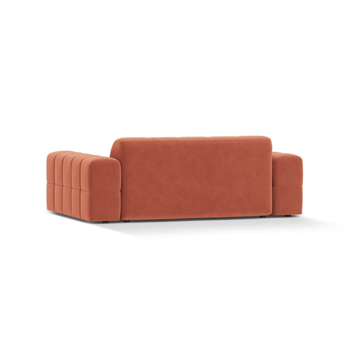 Cosmopolitan Design - Bank Chicago 2-zits, flueel koraal - 102x178x78cm