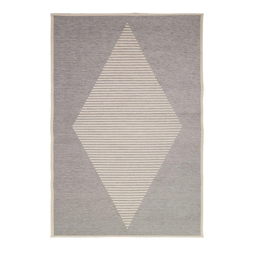 AFK Living vloerkleed Diatonique - voor binnen en buiten - grijs - 115 x 170 cm