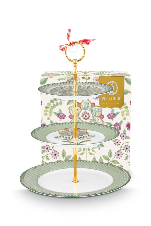 Pip Studio Etagere 3 laags - Lily&Lotus - Lichtgroen