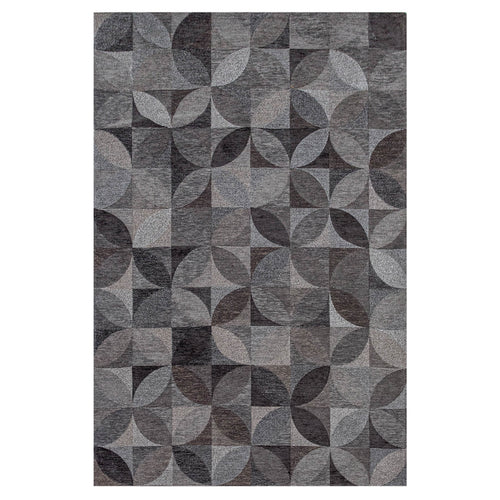 Lola&Moi vloerkleed Charcoal - bruin -200x280cm - vtwonen shop