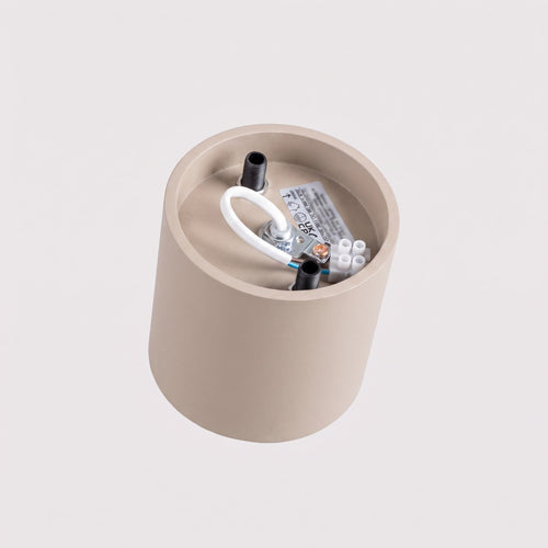 Sollux Lighting Plafondlamp ORBIS 1 taupe - 10x10x10cm