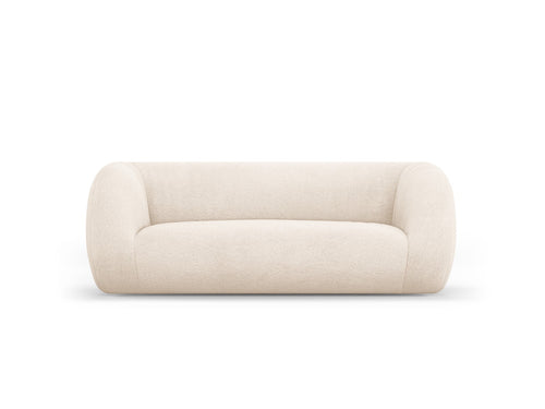 Cosmopolitan Design Bank Essen 2-zits, boucle, beige - 95x210x86cm