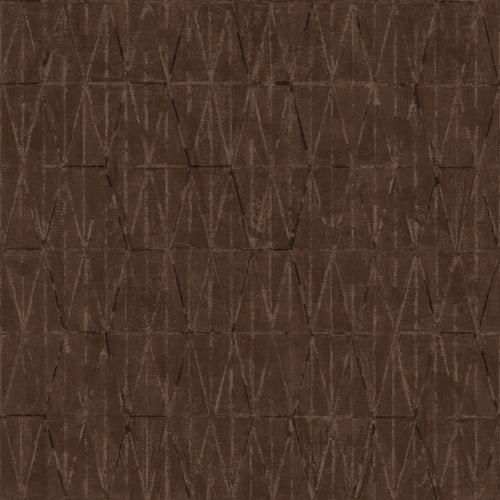 ESTAhome behang grafische lijnen donkerbruin - 50 x 900 cm - 131413 - vtwonen shop