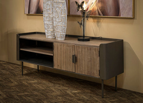 Mauro Ferretti tv-meubel - 150x42x58 cm - bruin
