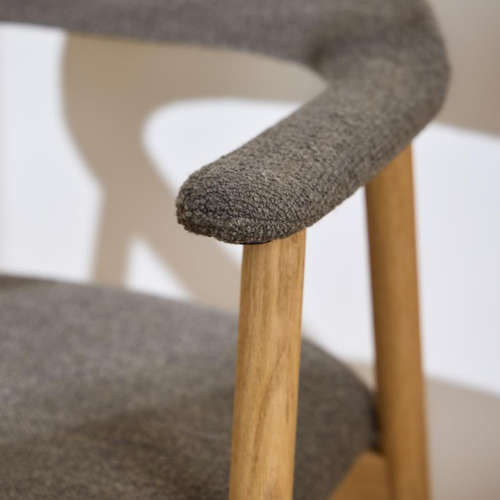 Rebellenclub Eetkamerstoel Joren - Set Van 2 - Taupe - vtwonen shop