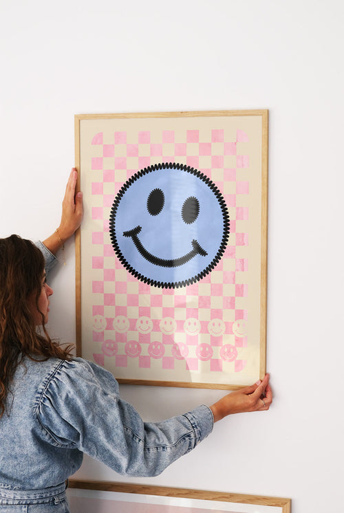 Pastel Smiles - Blush - PSTR studio Kunst Poster - vtwonen shop