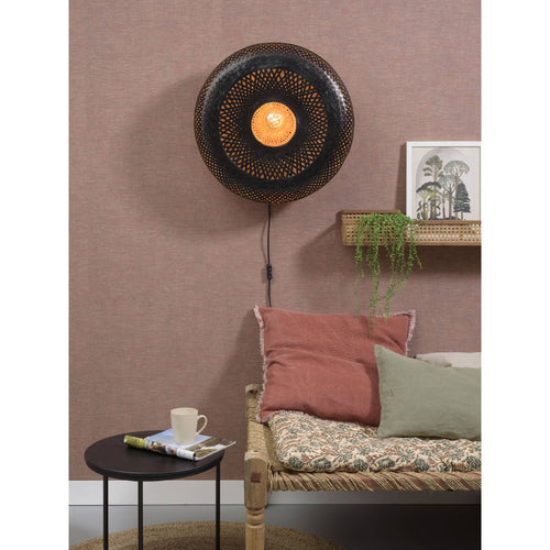 GOOD&MOJO wandlamp Andes - zwart - Ø60cm - vtwonen shop