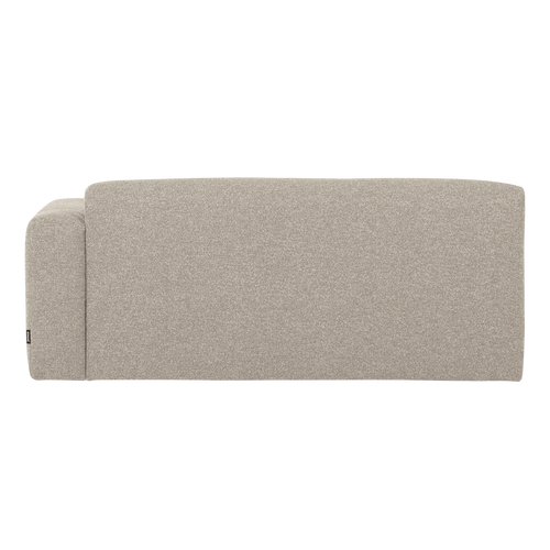 WOOOD 2-zits bank arm rechts Mojo Base - Bouclé - Beige - 74x185x97