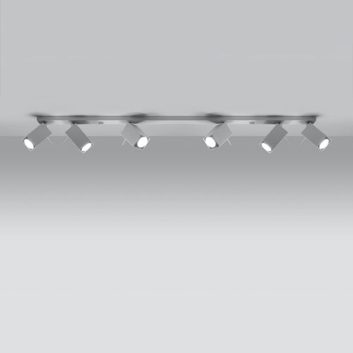 Sollux Lighting Plafondlamp MERIDA 6L wit - 118x6x16cm