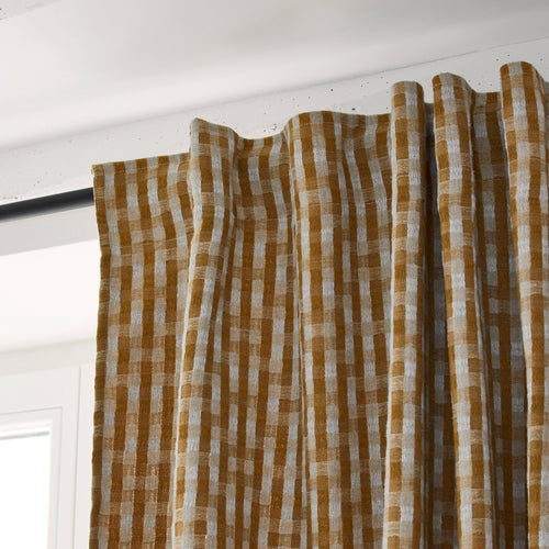 Madura Gordijn Castin natuurlijk en oker 138x280 cm