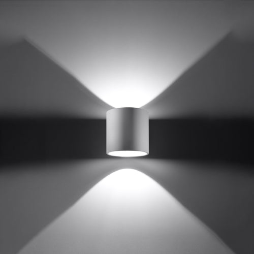 Sollux Lighting Wandlamp ORBIS 1 wit - 10x12x10cm