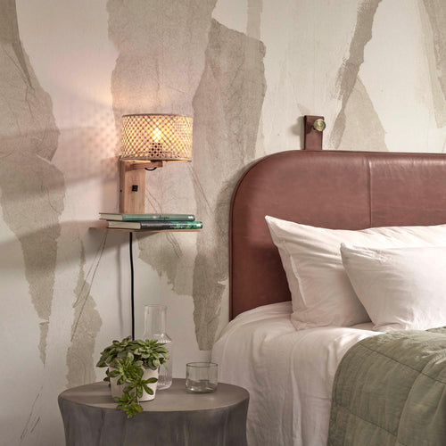 GOOD&MOJO wandlamp Java - bruin - Ø12cm