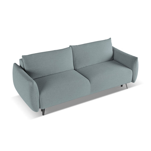 LaMiaSofa 3-zits slaapbank Genova - chenille stof - jeans - 230x105x86