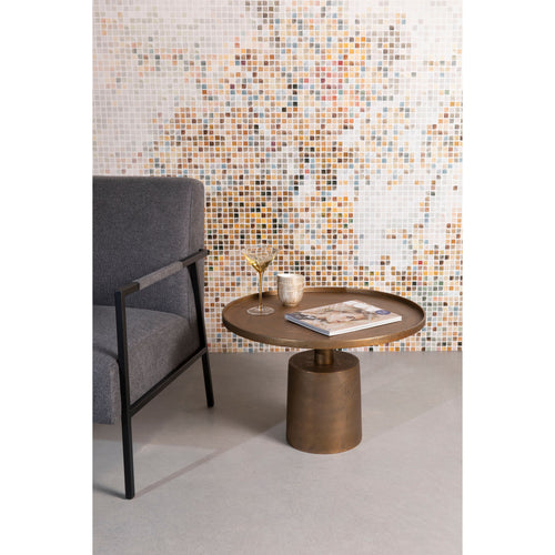 Housecraft Living Mason Salontafel Rond Metaal 60x 60 cm Goud - vtwonen shop