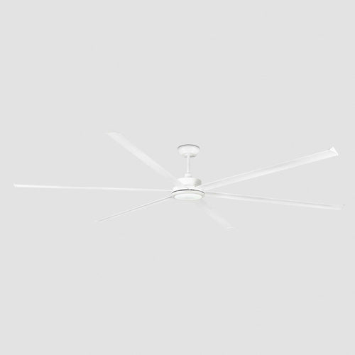 Faro Rotterdam XXXL 6-blads plafondventilator mat wit met licht 3000K