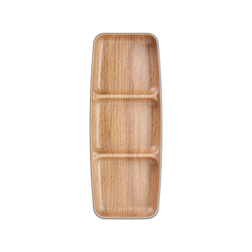 Bonbistro - Serveerschaal 26x10cm bruin Buffet