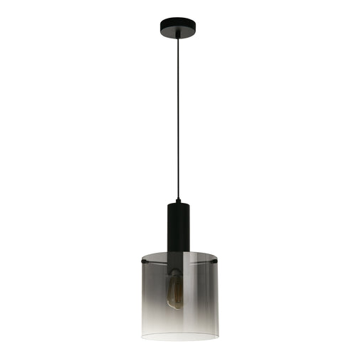 Searchlight hanglamp Sweden - 1 lichts - 22  x 120   cm - zwart