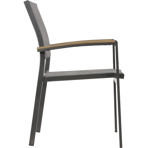 Lesli Living bistrostoel Arezzo - zwart - 57x62x87cm