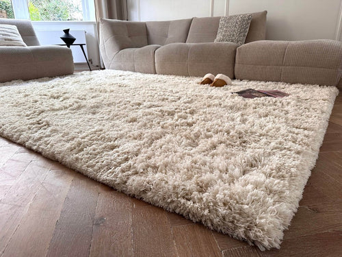 Interieur05 vloerkleed Pilo - hoogpolig - ivoorwit - 160 x 230 cm - vtwonen shop