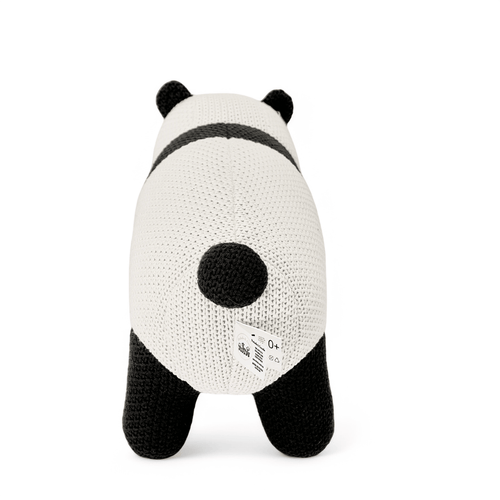 Pintado & Lacado knuffeldier Panda - zwart - 52 cm