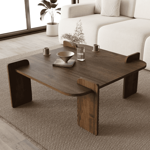Calicosy - NOMA Salontafel - Naturel - 90x90x35 cm