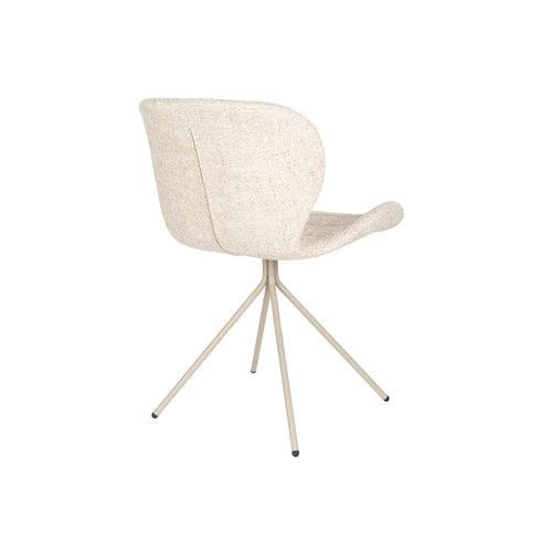 Zuiver OMG Eetkamerstoelen Beige - Set van 2