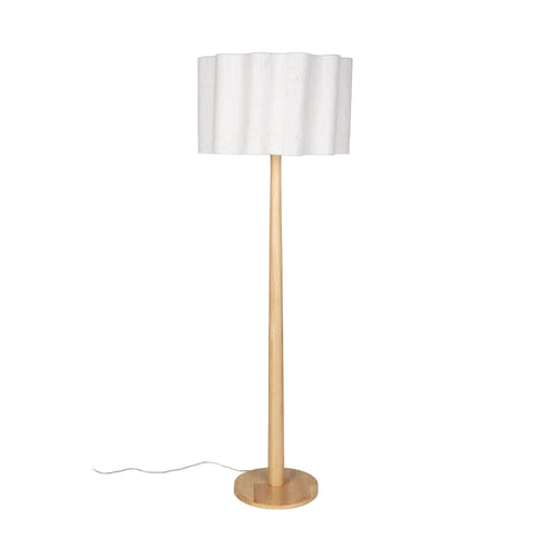 Dutchbone Scallop Vloerlamp Naturel