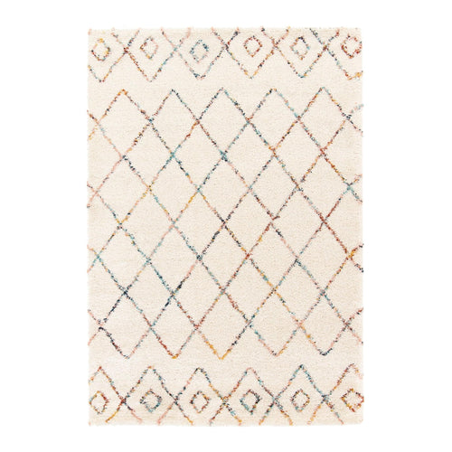 AFK Living vloerkleed  Harlequin - shaggy - beige - 140 x 200 cm
