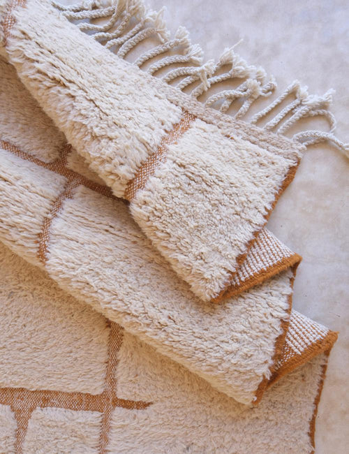 AFK Living vloerkleed Berber - handgemaakt - Wol - 253 x 298 cm