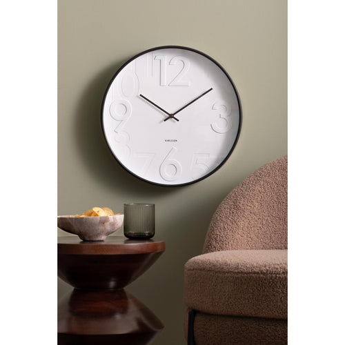 Karlsson wandklok Ayuno - zwart - Ø40cm - vtwonen shop
