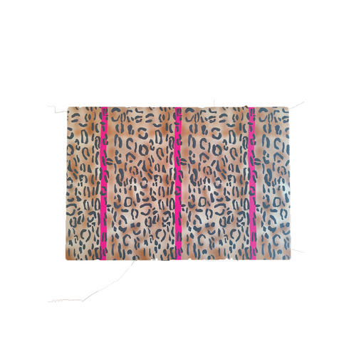 Catchii Behang Leopard print orange brown