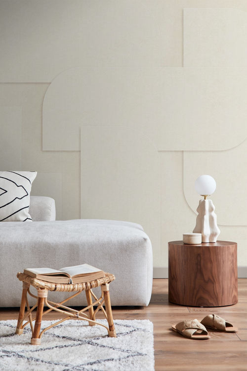 ESTAhome fotobehang 3D-motief lichtbeige - 300 x 279 cm - 159421
