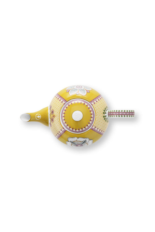 Pip Studio Theepot - Lily&Lotus - Geel - 18cm