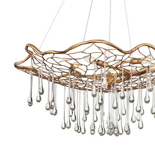 Laguna Lisa McDennon by Hinkley 6-lichts hanglamp gepolijst goud