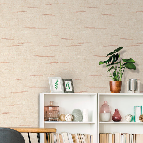 Sanders & Sanders behang geweven structuur beige - 53 cm x 10 m - 640536 - vtwonen shop