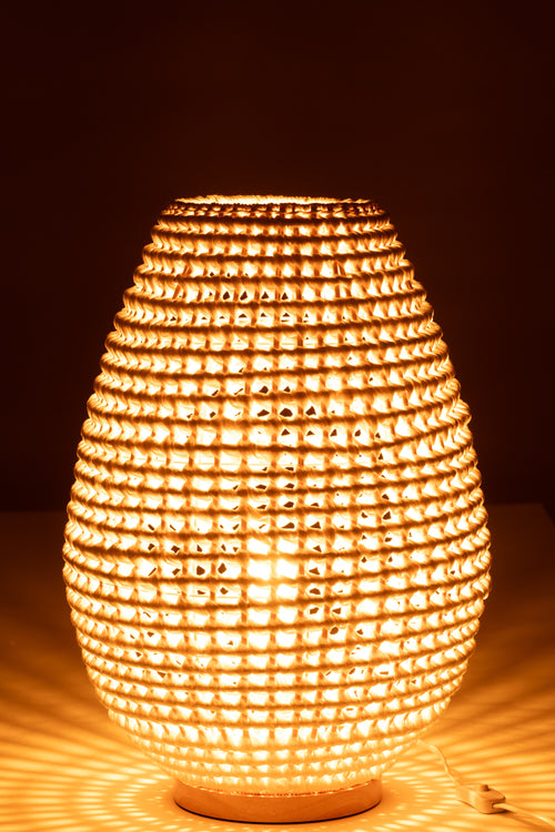 J-Line lamp Getwist - metaal - wit - vtwonen shop