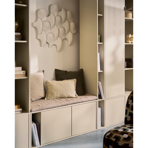 vtwonen tv-meubel/bankje incl. kussen Settle Down - Grenen - Dust - 50x108x44 - vtwonen shop