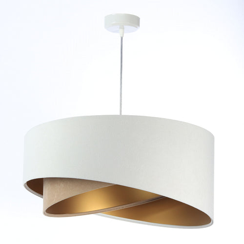 bpskoncept hanglamp Galaxy Elegant - beige-wit - Ø50 cm
