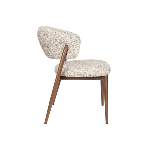 Housecraft Living Patti Eetkamerstoelen Gemêleerd Bruin - Set van 2