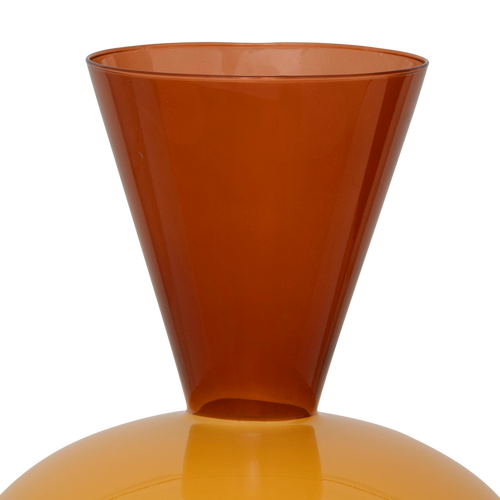 Urban Nature Culture vaas Zinhle, golden orange - Ø 27 * 32 cm