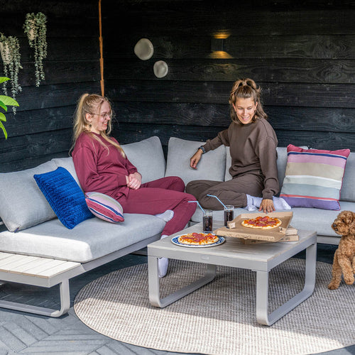 Garden Impressions loungeset Diego 5-delig - taupe - valley sand