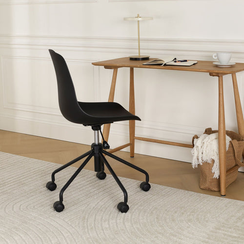 Nolon Nout-Pip Bureaustoelen Set van 2 - Zwart - Zwart Onderstel - vtwonen shop