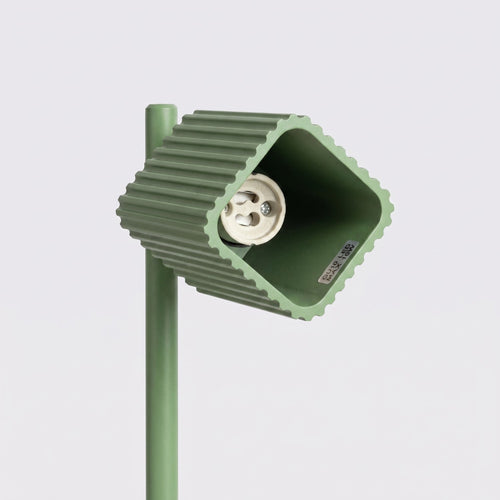 Sollux Lighting Tafellamp RAYO saliegroen - 14,5x14,5x43cm