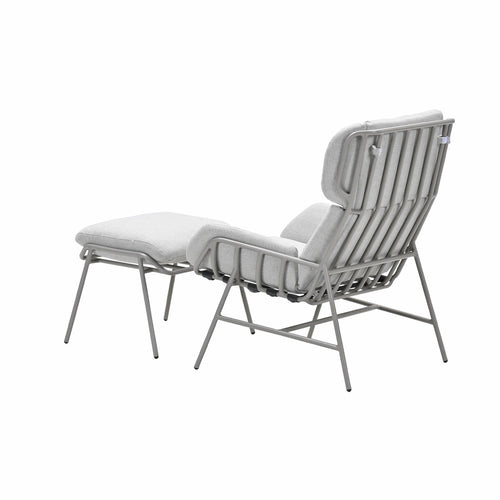 Garden Impressions loungestoel Fresno taupe incl. voetenbank - vtwonen shop