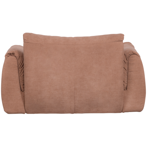 WOOOD loveseat Baggy - Geweven Chenille - Oudroze - 81x138x101 - vtwonen shop