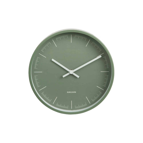 Karlsson wandklok Odense Deep - groen - Ø21.5cm