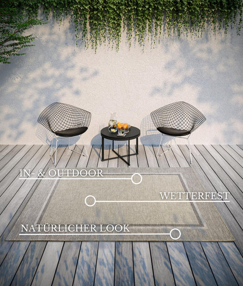 Villeroy & Boch 1836 In- & Outdoor Rug Luitwin Natural Brown 155x230 cm