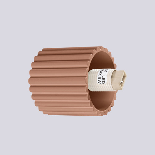 Sollux Lighting Wandlamp HALO mokka IP44 - 12x17x12cm