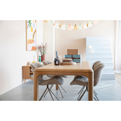 Zuiver Oever Eettafel 180 cm Naturel