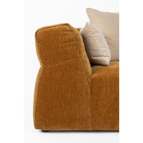 Dutchbone Hodge 4,5-Zitsbank Okergeel